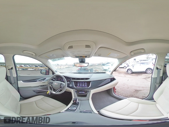 2024 Cadillac XT6 FWD Premium Luxury with VIN 1GYKPCRS1RZ700168, listed as a Copart auction lot 59327055 with 21,001 mi miles and Salvage title. Bid and sale history available at DreamBid. Image 16.