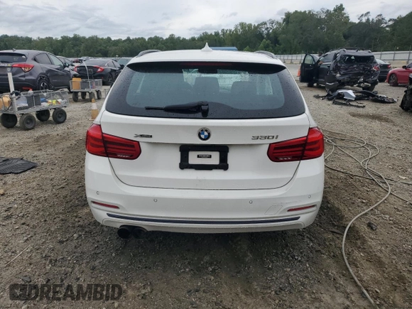2017 BMW 3 Series 330i xDrive with VIN WBA8K3C54HK678592, listed as a Copart auction lot 66294144 with 103,894 mi miles and Salvage Title. Bid and sale history available at carsss.com. Image 6.