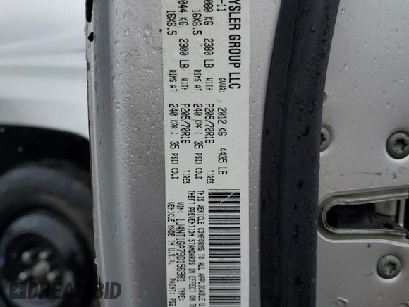 2011 Jeep Patriot Sport с VIN 1J4NT1GA7BD156981, выставлен на аукционе Copart как лот 46266854 с пробегом 204 571 миль миль и Списание • Salvage title. История ставок и продаж доступна на DreamBid. Изображение 12.