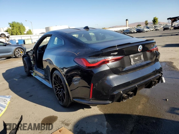 2023 BMW M4 Competition xDrive with VIN WBS43AZ05PCL63204, listed as a Copart auction lot 64324373 with 7,700 mi miles. Bid and sale history available at carsss.com. Image 2.