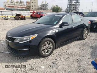 2016 Kia Optima LX with VIN 5XXGT4L38GG025725, listed as a Copart auction lot 60838785 with 160,930 mi miles and Salvage title. Bid and sale history available at DreamBid. Image 1.