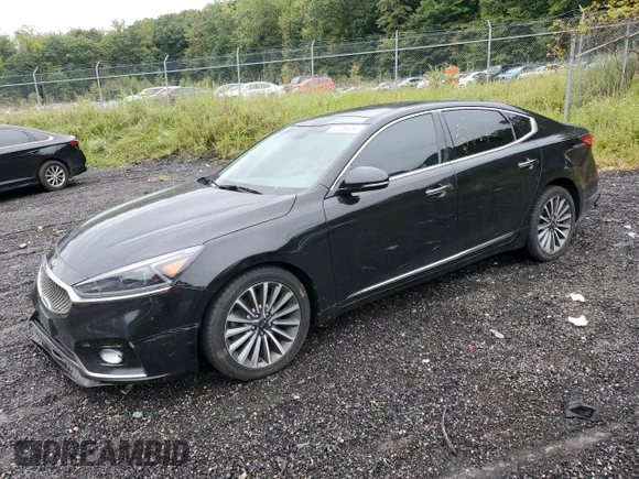 2018 Kia Cadenza Premium with VIN KNALC4J11J5120183, listed as a Copart auction lot 72858454 with 105,656 mi miles and Salvage Title. Bid and sale history available at DreamBid. Image 1.