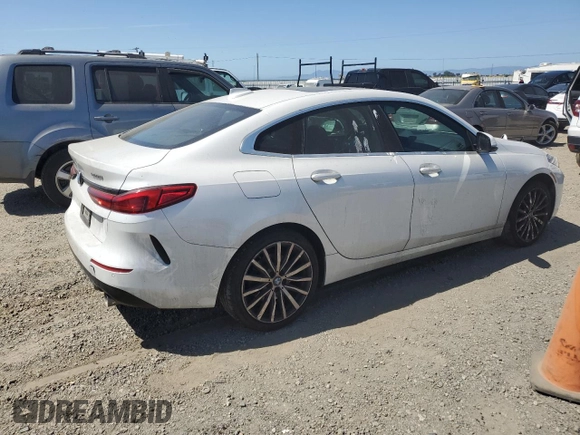 2020 BMW 2 Series 228i xDrive with VIN WBA73AK02L7F72756, listed as a Copart auction lot 59174455 with 60,415 mi miles and Salvage title. Bid and sale history available at DreamBid. Image 3.