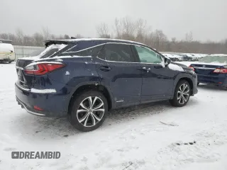 2020 Lexus RX with VIN 2T2HGMDA6LC053459, listed as a Copart auction lot 43967805 with 59,381 mi miles and Salvage Title. Bid and sale history available at carsss.com. Image 3.