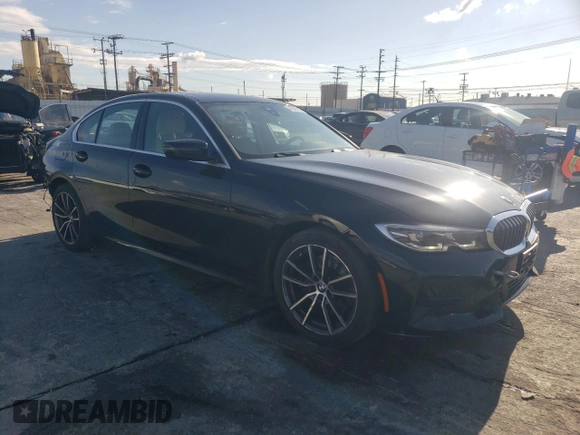 2020 BMW 3 Series 330i with VIN 3MW5R1J0XL8B12117, listed as a Copart auction lot 42361235 with 72,406 mi miles and Salvage Title. Bid and sale history available at carsss.com. Image 4.