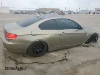2007 BMW 3 Series 335i with VIN WBAWB73537P155113, listed as a Copart auction lot 54203555 with Not provided miles and Salvage title. Bid and sale history available at DreamBid. Image 3.