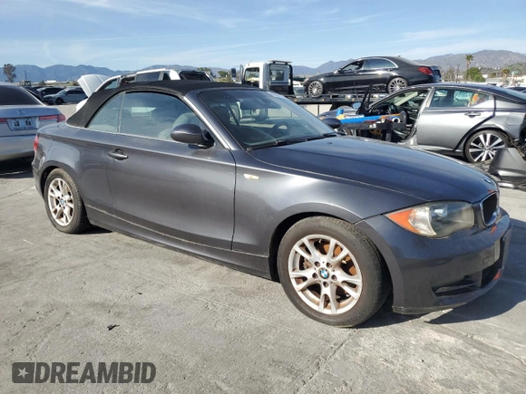 2008 BMW 1 Series 128i с VIN WBAUN13518VH79536, выставлен на аукционе Copart как лот 49862135 с пробегом 66 284 миль миль и Списание • Salvage title. История ставок и продаж доступна на DreamBid. Изображение 4.