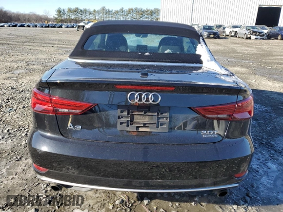 2018 Audi A3 2.0T Premium with VIN WAU78LFF1J1001204, listed as a Copart auction lot 85868554 with 52,297 mi miles and Salvage Title. Bid and sale history available at carsss.com. Image 6.