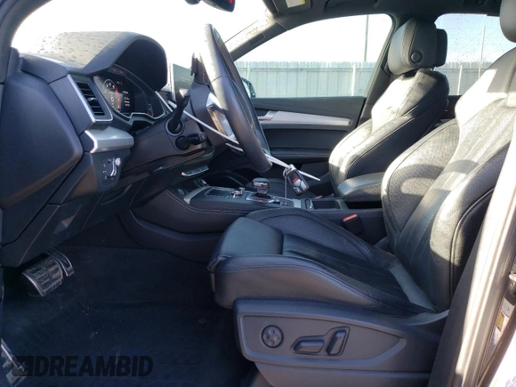 2018 Audi SQ5 with VIN WA1C4BFY9J2231103, listed as a Copart auction lot 42599285 with 94,182 mi miles and Salvage Title. Bid and sale history available at DreamBid. Image 7.