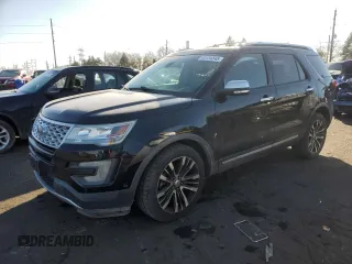 2016 Ford Explorer Platinum with VIN 1FM5K8HTXGGC66636, listed as a Copart auction lot 43134545 with 114,401 mi miles and Salvage Title. Bid and sale history available at DreamBid. Image 1.