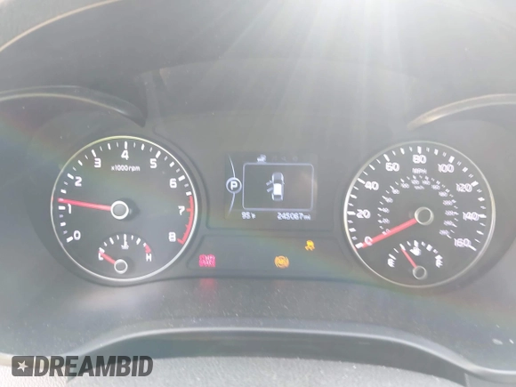 2018 Kia Optima LX with VIN 5XXGT4L30JG230558, listed as a IAAI auction lot 42542472 with 245,067 mi miles and . Bid and sale history available at DreamBid. Image 7.