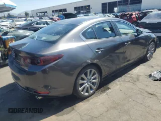 2025 Mazda 3 S Preferred with VIN JM1BPACM3S1767928, listed as a Copart auction lot 64097255 with 6,198 mi miles and Salvage title. Bid and sale history available at DreamBid. Image 3.
