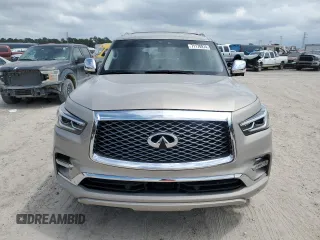 2019 Infiniti QX80 LUXE with VIN JN8AZ2NE2K9229566, listed as a Copart auction lot 71170974 with 58,629 mi miles and Salvage Title. Bid and sale history available at carsss.com. Image 5.