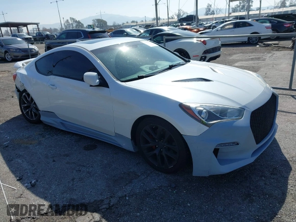 2013 Hyundai Genesis Coupe R-Spec with VIN KMHHT6KD2DU106506, listed as a IAAI auction lot 41611021 with 126,926 mi miles and . Bid and sale history available at DreamBid. Image 1.