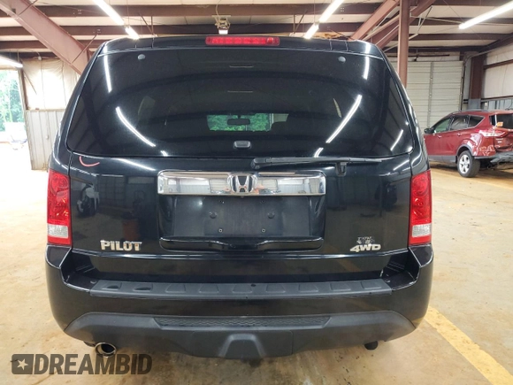 2014 Honda Pilot EX-L with VIN 5FNYF4H75EB011062, listed as a Copart auction lot 57830935 with 128,847 mi miles and Salvage title. Bid and sale history available at DreamBid. Image 6.