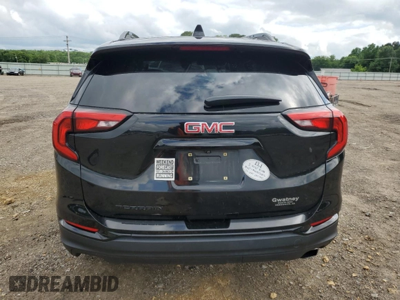 2020 GMC Terrain SLT with VIN 3GKALPEXXLL122211, listed as a Copart auction lot 56239495 with 96,618 mi miles and Salvage title. Bid and sale history available at DreamBid. Image 6.