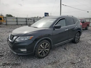 2017 Nissan Rogue SL with VIN JN8AT2MT1HW154595, listed as a Copart auction lot 48162075 with 52,192 mi miles and Salvage Title. Bid and sale history available at carsss.com. Image 1.