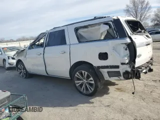 2020 Ford Expedition Max King Ranch with VIN 1FMJK1PT2LEA91666, listed as a Copart auction lot 46888905 with Not Provided miles and Salvage Title. Bid and sale history available at DreamBid. Image 2.