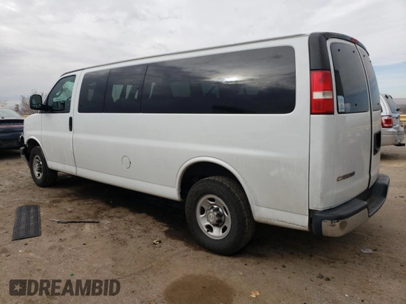 2018 Chevrolet Express Passenger LT с VIN 1GAZGPFG0J1280071, выставлен на аукционе Copart как лот 44277365 с пробегом 141 364 миль миль и Списание • Salvage title. История ставок и продаж доступна на DreamBid. Изображение 2.