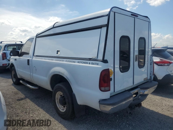 2003 Ford F-250 XL with VIN 1FTNF20L13ED53722, listed as a Copart auction lot 76193674 with Not provided miles and Salvage title. Bid and sale history available at DreamBid. Image 2.