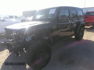 2024 Jeep Wrangler Sport S with VIN 1C4PJXDG3RW266909, listed as a IAAI auction lot 41242792 with 6,132 mi miles and . Bid and sale history available at DreamBid. Image 18.