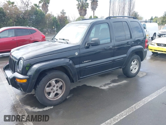 2004 Jeep Liberty Limited with VIN 1J4GL58K14W184032, listed as a IAAI auction lot 41814355 with 276,413 mi miles. Bid and sale history available at carsss.com. Image 2.