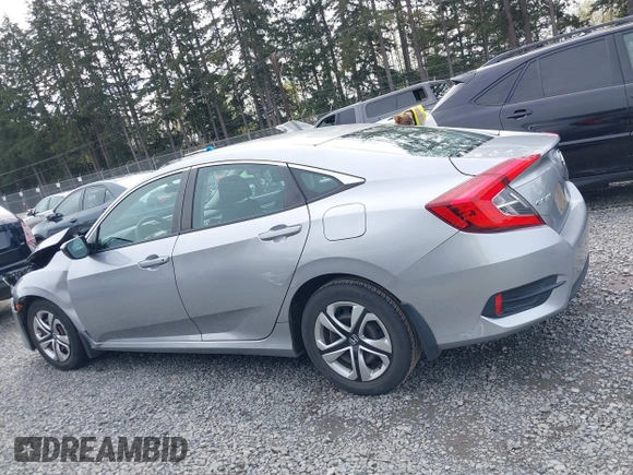 2016 Honda Civic Sedan LX with VIN 19XFC2F50GE206744, listed as a IAAI auction lot 42007430 with 49,391 mi miles. Bid and sale history available at carsss.com. Image 14.