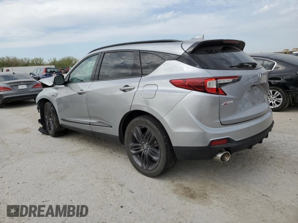 2019 Acura RDX w/A-Spec Pkg with VIN 5J8TC2H62KL002845, listed as a Copart auction lot 53286695 with 37,863 mi miles and Salvage Title. Bid and sale history available at DreamBid. Image 2.
