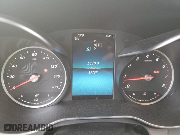 2019 Mercedes-Benz C 300 with VIN WDDWJ8EB4KF835766, listed as a Copart auction lot 79269524 with 39,757 mi miles and Salvage Title. Bid and sale history available at DreamBid. Image 9.