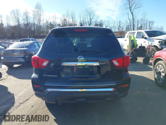 2020 Nissan Pathfinder S with VIN 5N1DR2AN0LC647977, listed as a IAAI auction lot 41442581 with 27,202 mi miles. Bid and sale history available at carsss.com. Image 16.