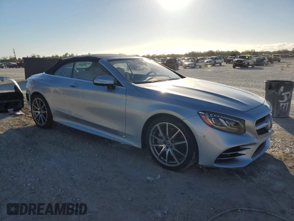 2019 Mercedes-Benz S-Class S 560 with VIN WDDXK8DB0KA040259, listed as a Copart auction lot 88785385 with 51,089 mi miles and Non Repairable. Bid and sale history available at carsss.com. Image 4.
