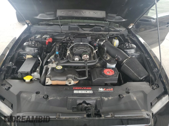 2010 Ford Mustang GT500 with VIN 1ZVBP8JS6A5114864, listed as a Copart auction lot 43198585 with 42,008 mi miles and Salvage title. Bid and sale history available at DreamBid. Image 11.
