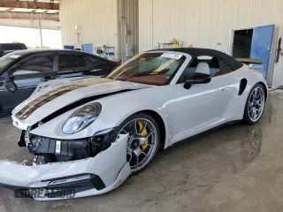 2021 Porsche 911 Turbo S with VIN WP0CD2A92MS263918, listed as a Copart auction lot 61181795 with 8,246 mi miles and Salvage title. Bid and sale history available at DreamBid. Image 1.