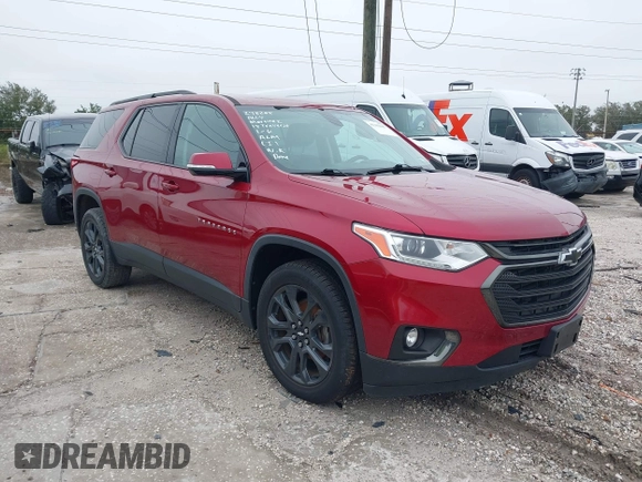 2018 Chevrolet Traverse RS with VIN 1GNERJKX1JJ278288, listed as a IAAI auction lot 41342847 with 1 mi miles. Bid and sale history available at carsss.com. Image 1.