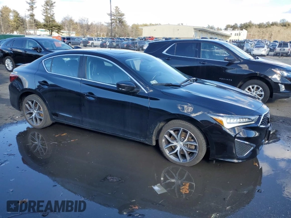 2021 Acura ILX w/Premium Package with VIN 19UDE2F77MA001540, listed as a Copart auction lot 47776105 with 39,992 mi miles and Salvage Title. Bid and sale history available at carsss.com. Image 4.