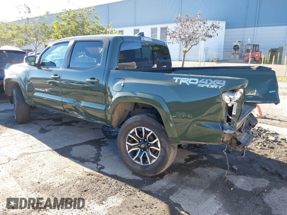 2021 Toyota Tacoma SR with VIN 3TMCZ5AN7MM395940, listed as a IAAI auction lot 41240832 with 39,338 mi miles and . Bid and sale history available at DreamBid. Image 3.