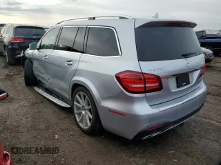 2017 Mercedes-Benz GLS 550 with VIN 4JGDF7DE6HA783390, listed as a Copart auction lot 50081065 with 82,273 mi miles and Salvage title. Bid and sale history available at DreamBid. Image 2.