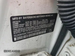 2017 BMW X3 xDrive28i with VIN 5UXWX9C56H0T09497, listed as a Copart auction lot 48904575 with 110,950 mi miles and Salvage Title. Bid and sale history available at DreamBid. Image 13.