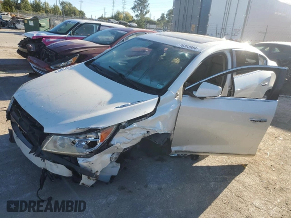 2012 Buick LaCrosse Leather with VIN 1G4GL5E33CF204861, listed as a Copart auction lot 76203984 with 147,934 mi miles and Salvage Title. Bid and sale history available at carsss.com. Image 1.