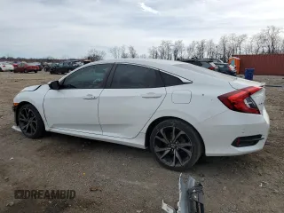 2020 Honda Civic Sedan Sport with VIN 2HGFC2F80LH578062, listed as a Copart auction lot 49667575 with 82,591 mi miles and Salvage Title. Bid and sale history available at carsss.com. Image 2.