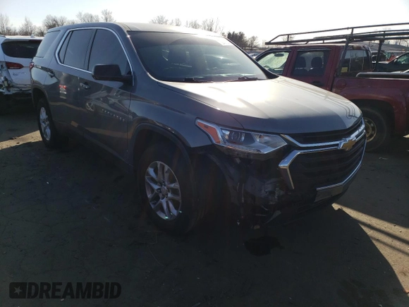 2019 Chevrolet Traverse LS with VIN 1GNEVFKW6KJ181282, listed as a Copart auction lot 39401043 with 75,416 mi miles. Bid and sale history available at carsss.com. Image 4.