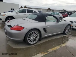 2008 Porsche Boxster S with VIN WP0CB29858U731331, listed as a Copart auction lot 74499374 with 0 mi miles and Salvage Title. Bid and sale history available at carsss.com. Image 3.