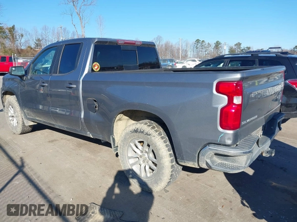 2019 Chevrolet Silverado 1500 LT with VIN 1GCRWCEDXKZ348471, listed as a IAAI auction lot 41629382 with 128,328 mi miles and . Bid and sale history available at DreamBid. Image 3.