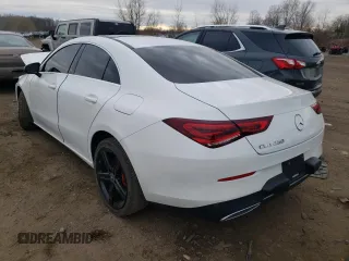 2020 Mercedes-Benz CLA with VIN WDD5J4GB2LN060733, listed as a Copart auction lot 70671402 with 6,689 mi miles. Bid and sale history available at carsss.com. Image 2.