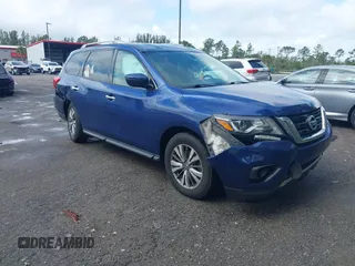 2019 Nissan Pathfinder SV z VIN 5N1DR2MN7KC619975, wystawiony jako IAAI lot #39309211 z przebiegiem 120 658 mil mil oraz . Historia ofert i sprzedaży dostępna na DreamBid. Obrazek 1.