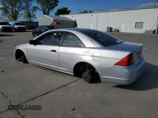 2002 Honda Civic DX with VIN 1HGEM22212L020068, listed as a Copart auction lot 50657135 with Not Provided miles and Salvage Title. Bid and sale history available at DreamBid. Image 2.