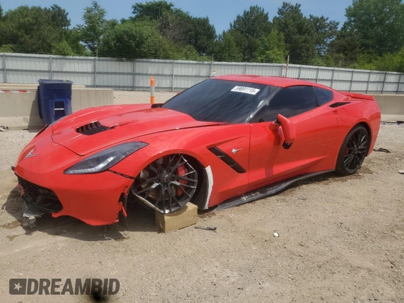 2016 Chevrolet Corvette Z51 3LT с VIN 1G1YM2D79G5112599, выставлен на аукционе Copart как лот 59691115 с пробегом 41 882 миль миль и Списание • Salvage title. История ставок и продаж доступна на DreamBid. Изображение 1.
