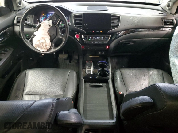 2021 Honda Pilot Elite with VIN 5FNYF6H01MB089206, listed as a Copart auction lot 47975495 with 93,340 mi miles and Salvage Title. Bid and sale history available at DreamBid. Image 8.