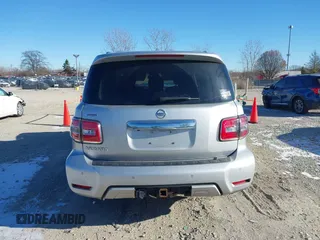 2017 Nissan Armada SV with VIN JN8AY2NC7H9505296, listed as a IAAI auction lot 41040388 with 1 mi miles. Bid and sale history available at carsss.com. Image 15.