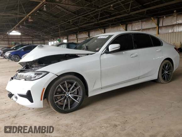 2019 BMW 3 Series 330i with VIN WBA5R1C57KAK09173, listed as a Copart auction lot 44773785 with Not provided miles and Salvage title. Bid and sale history available at DreamBid. Image 1.